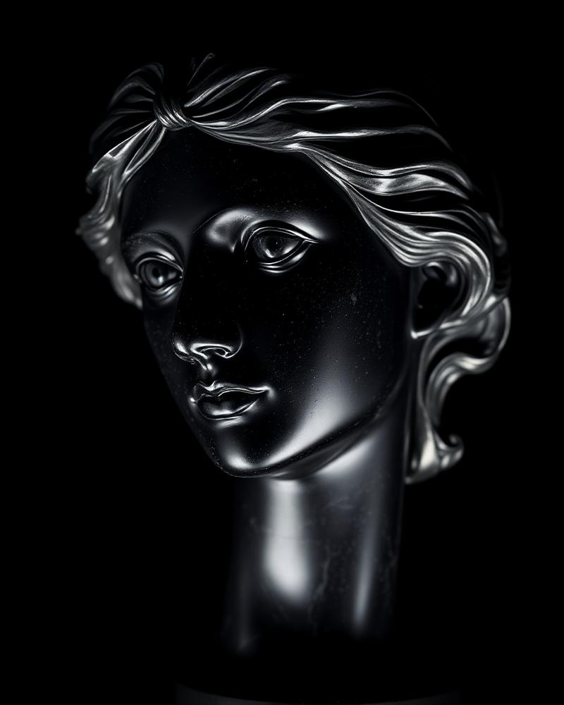 Sculpted marble bust — crafting authority